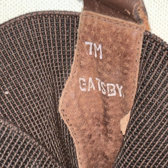 Nicole  Women’s Ankle Boots Brown Elastic Stretch Leather Pointed Toe Size 7 - Picture 8 of 8